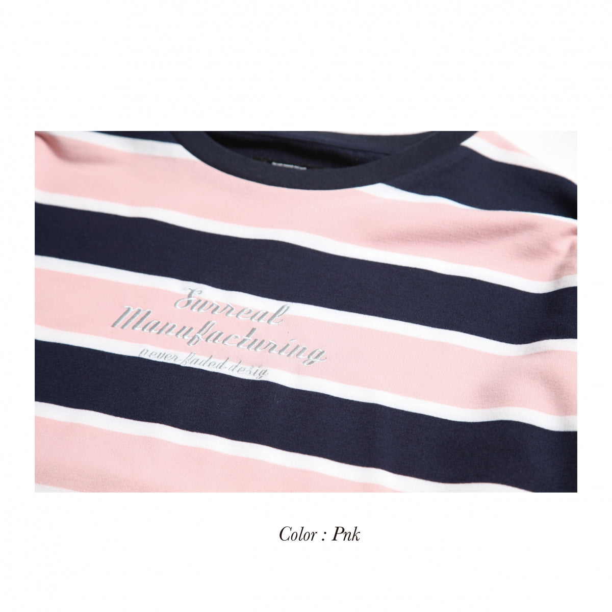 Gordon_Dropped Shoulder L/S Classic Border T-Shirt