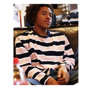 Gordon_Dropped Shoulder L/S Classic Border T-Shirt