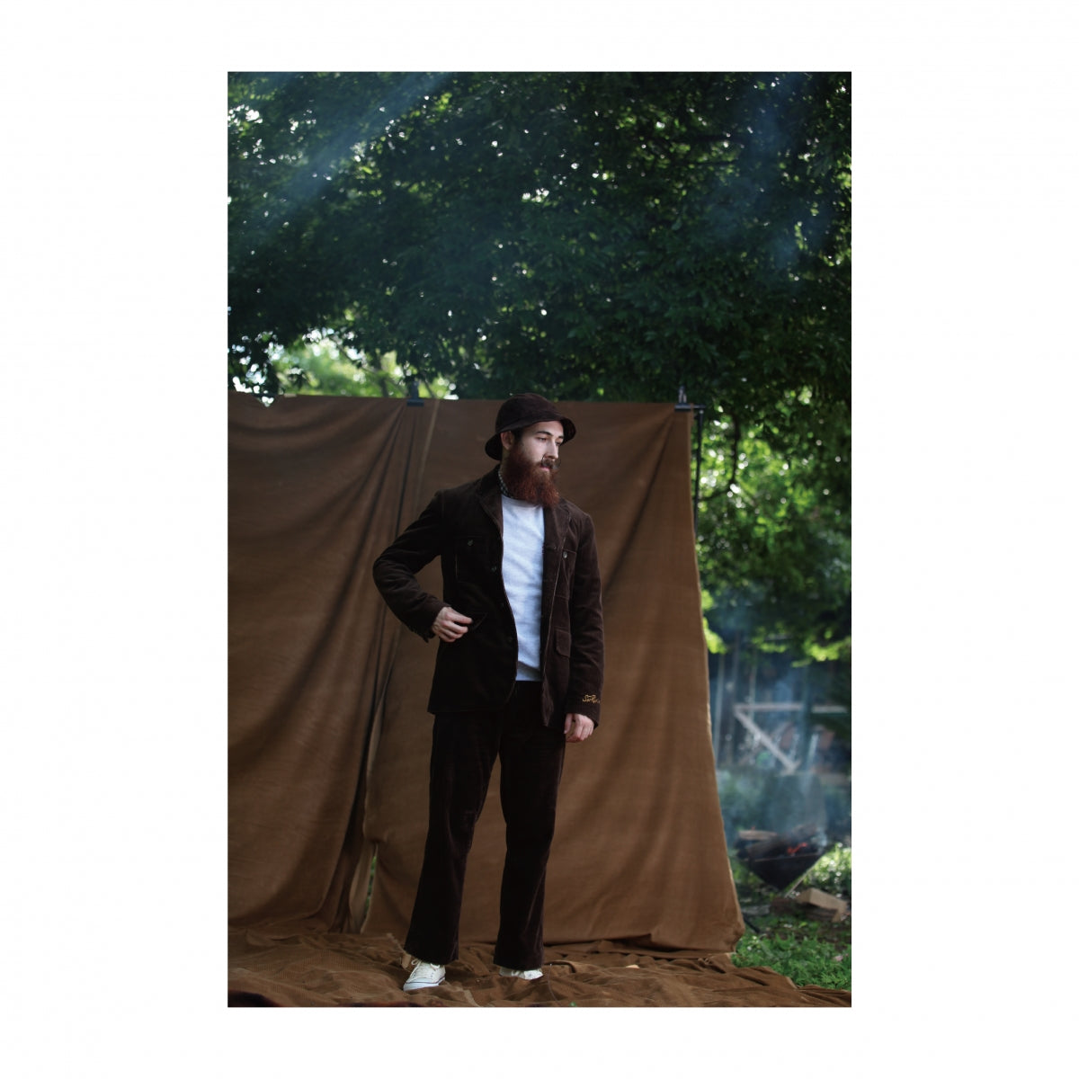 Ernest_Corduroy Wide Pants