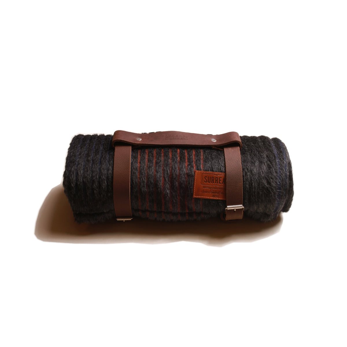 Jensen(Black Multi)_Blanket Poncho & Leather Belt