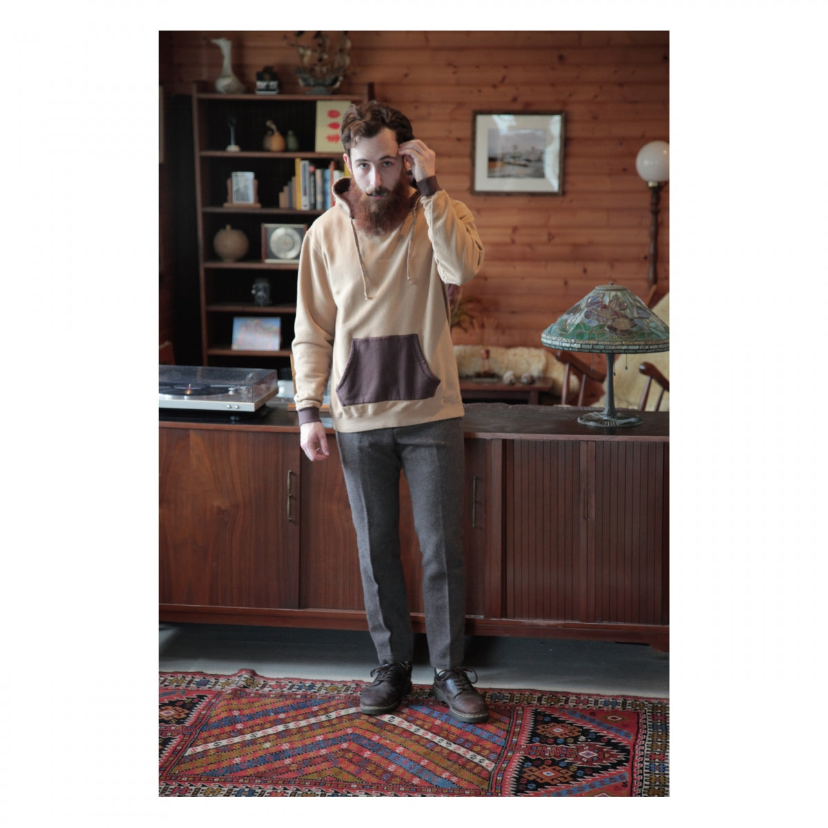 Tucker_Switch Attached Hood Sweat Shirt