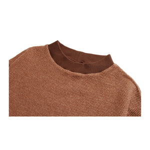 Axel_Tuck Double Face Moc-Neck Sweat Shirt