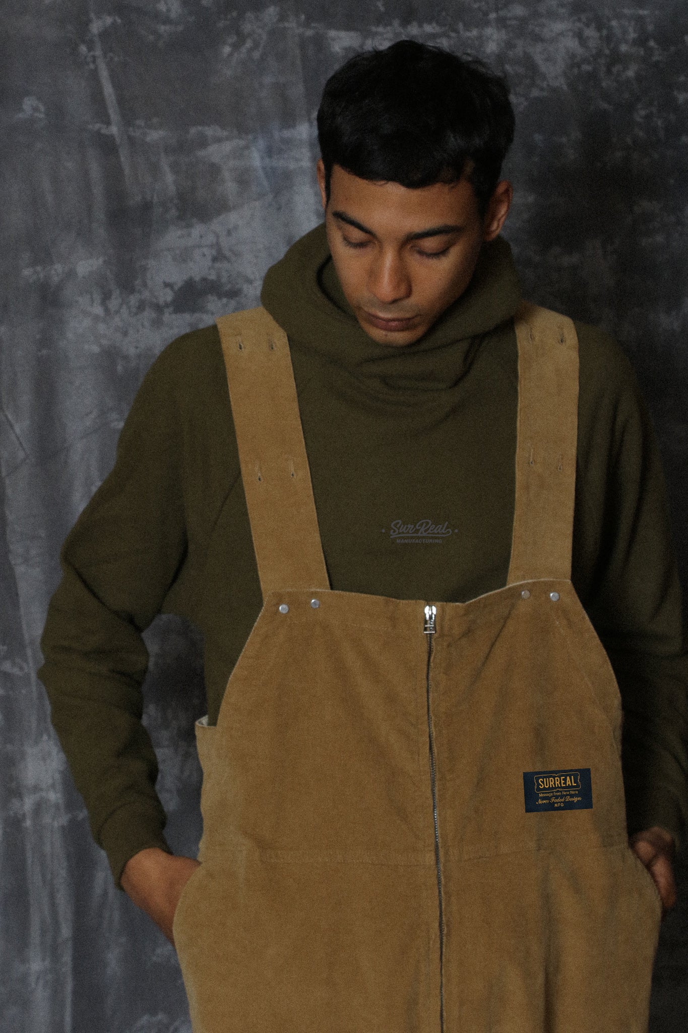 Kyle _ Suede Touch Balaclava Hoodie
