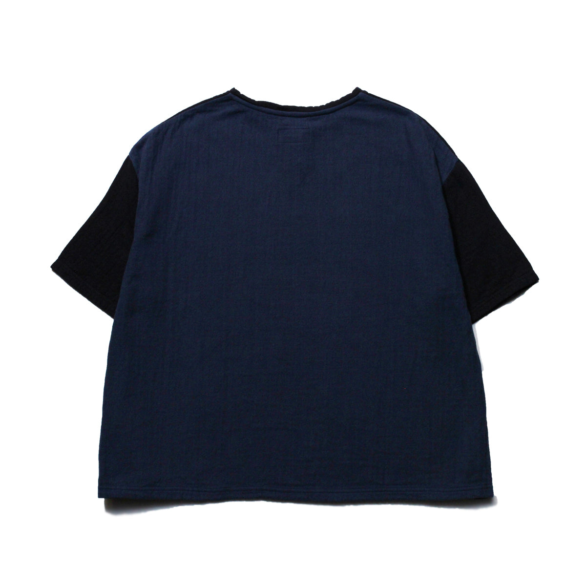 Alfred_Dual Layered Pullover Henry Neck T-Shirt