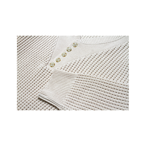 Frankie _ Basic Fit Military Henry Neck Knit