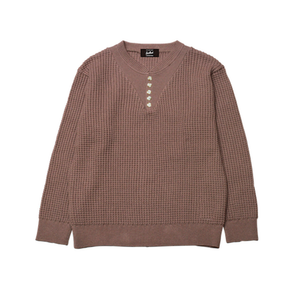 Frankie _ Basic Fit Military Henry Neck Knit