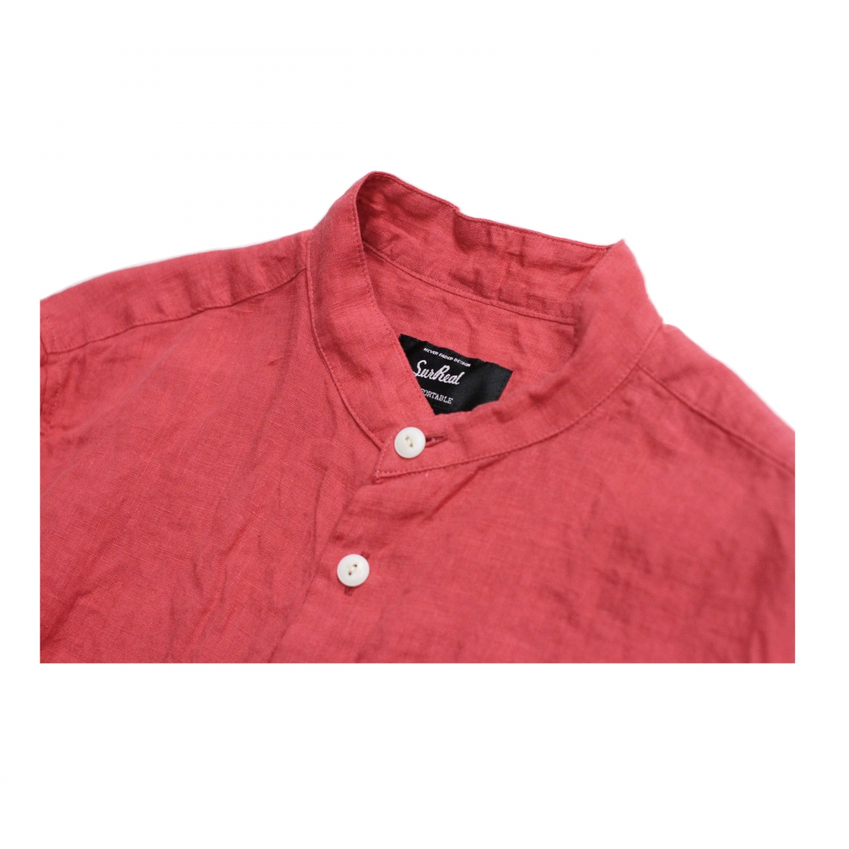 Jan_Band Collar Linen Shirt