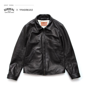 Harvey_Cowhide Leather Jacket