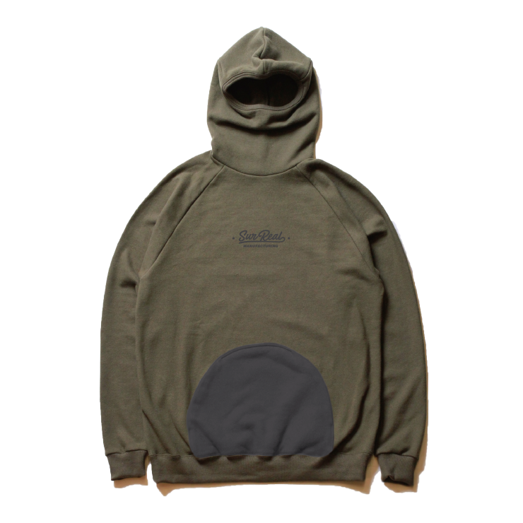 Kyle _ Suede Touch Balaclava Hoodie