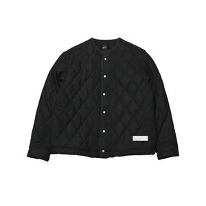 Wolf _ Light Wool  Loose Fit Quilt Baseball Jacket